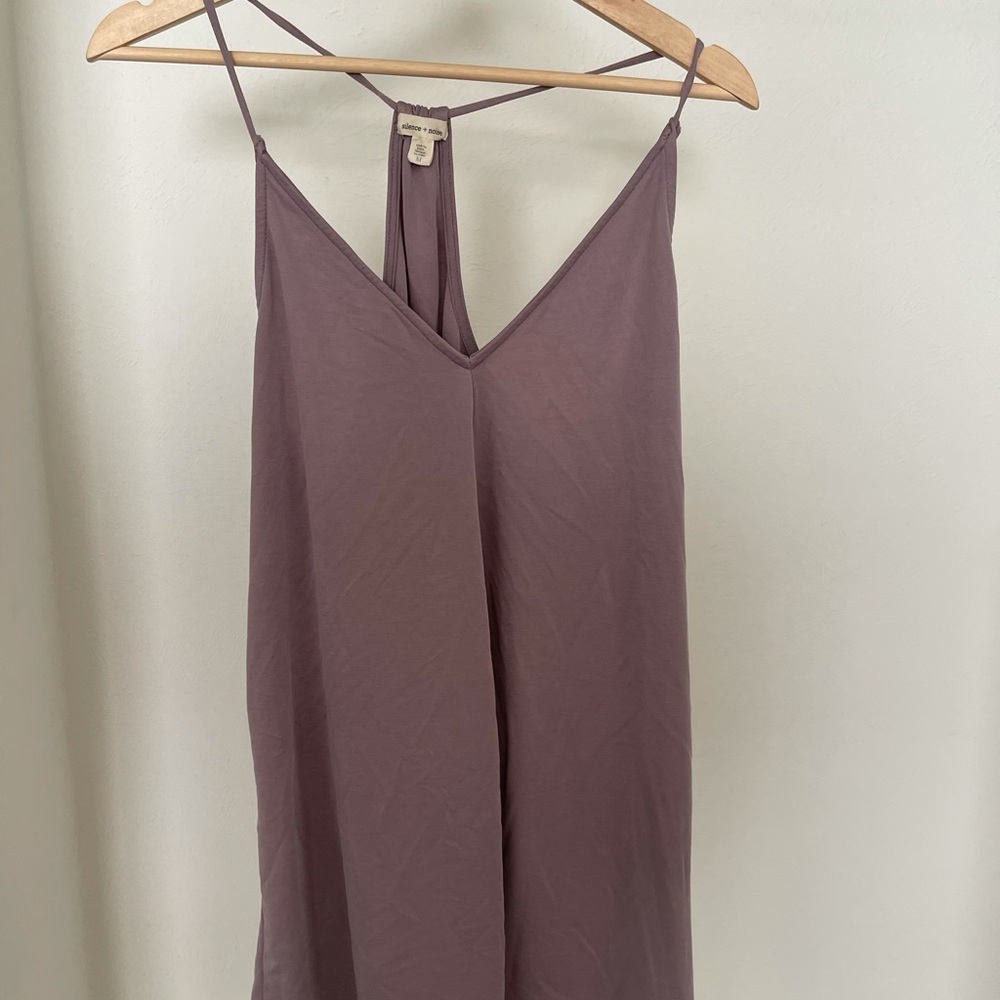 Silence + noise flowy light dress